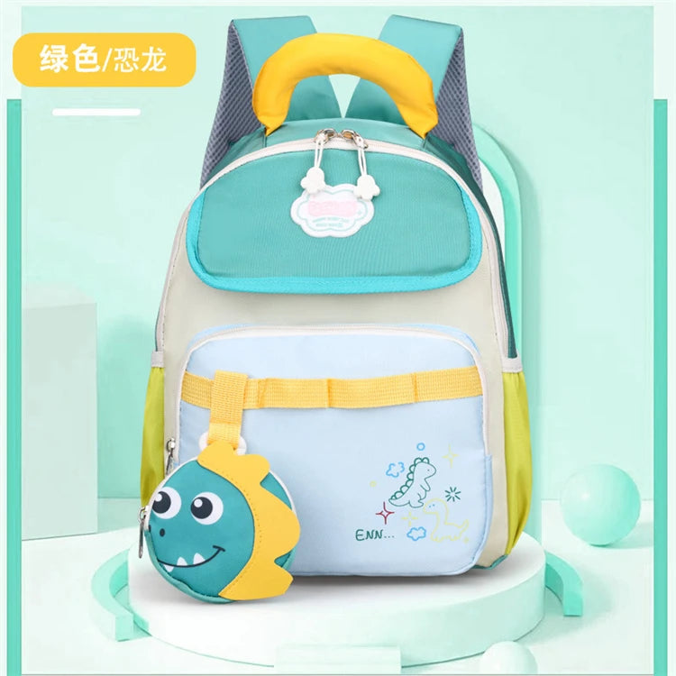 2025 Custom Nylon Printed Cartoon Boys Animal Backpacks for School Children with Price
