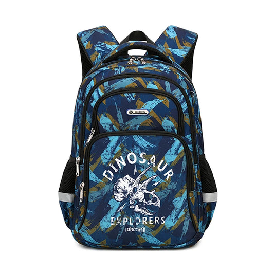 2024 Custom Silk Printing School Bag Set Eco Friendly Waterproof Fabric School Kids Backpack Set