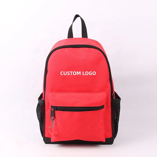 CHANGRONG Custom Fashion School Backpack for Boys and Girls Lightweight Recycled Canvas with Zipper Closure Waterproof