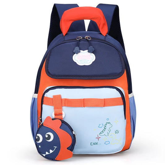 2025 Custom Nylon Printed Cartoon Boys Animal Backpacks for School Children with Price