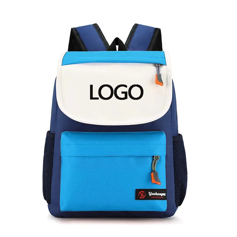 2024 Unisex Custom School Bag Hot-Selling Children's Schoolbag Custom Printed Logo Polyester Lining Kindergarten Female Students
