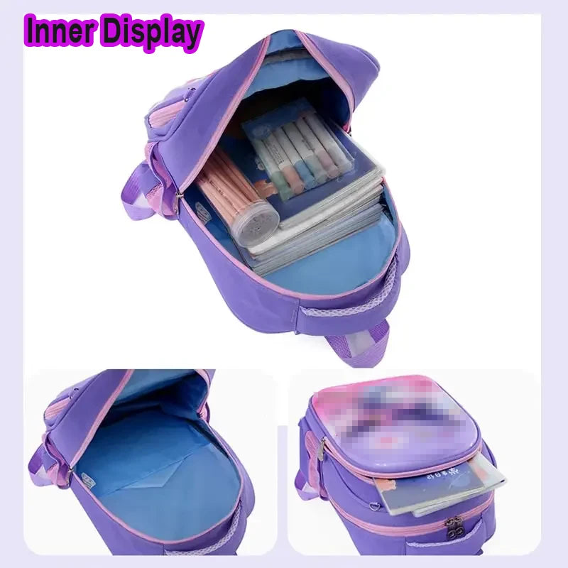 2024 3D Cartoon Printing Kindergarten Bagpack Student Rucksack Waterproof Children Backbag for Kids School Backpack Custom Girls