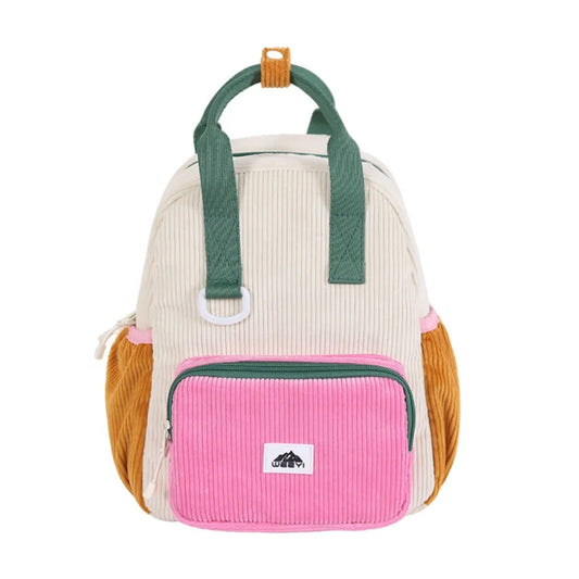 CHANGRONG Custom Handmade Zipper Closure Travel School Kids Backpack Bag