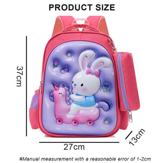 2024 3D Cartoon Printing Kindergarten Bagpack Student Rucksack Waterproof Children Backbag for Kids School Backpack Custom Girls