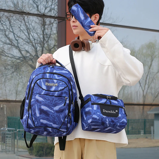 2025 Hot Sale New Design Fashion Cute Monster Kindergarten Custom logo Children Bag Cartoon 3pcs Per Set Kids School Backpack