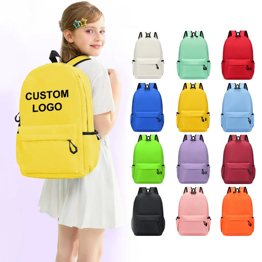 2024 New Wholesale Custom School Bag Backpack Waterproof School Bags Girls Bookbags Casual School Book Bag for Kids Backpack