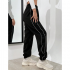 Excellent Quality Custom Casual Sport Baggy Stacked Pants Trousers Elastic Waistband Wide Leg Womens Track Pants