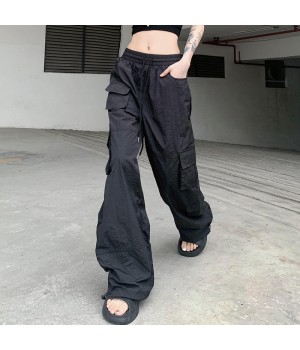 western style casual loose wide leg pants high waist women's pants & trousers 2023 women clothing